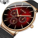 Top Brand Mesh Watches: LIGE Men's Luxury - DRE's Electronics and Fine Jewelry