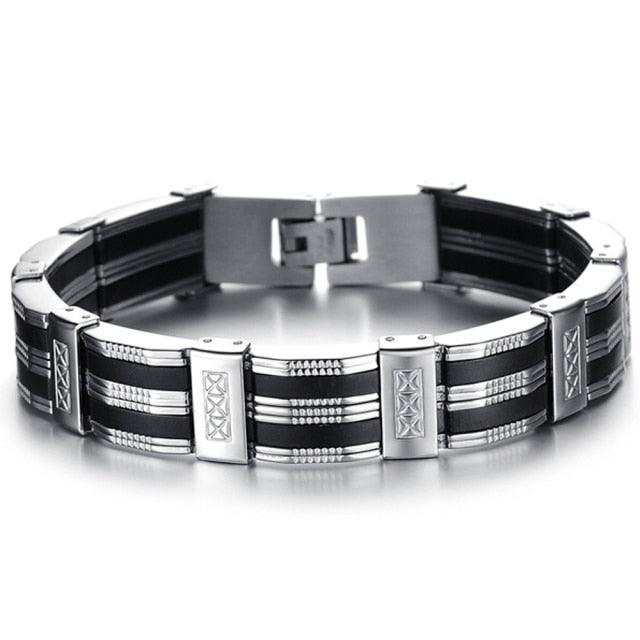 Stainless Steel Bracelet &amp; Bangle 210mm Men&#39;s Jewelry Strand Rope Charm Chain Wristband Men&#39;s Bracelet - DRE's Electronics and Fine Jewelry