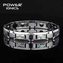 Power Ionics Magnetic Bracelet Men Luxury Natural Shell Never Scratch Tungsten Steel Bracelets For Women Cross Jewelry Gifts - DRE's Electronics and Fine Jewelry