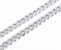 New Pure S990 Sterling Silver Necklace chain Men's Chain - DRE's Electronics and Fine Jewelry