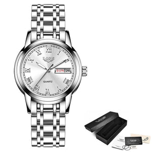 LIGE Luxury Ladies Watch Women Waterproof Rose Gold Steel Strap Wrist Watches Top Brand Bracelet Clock Relogio Feminino