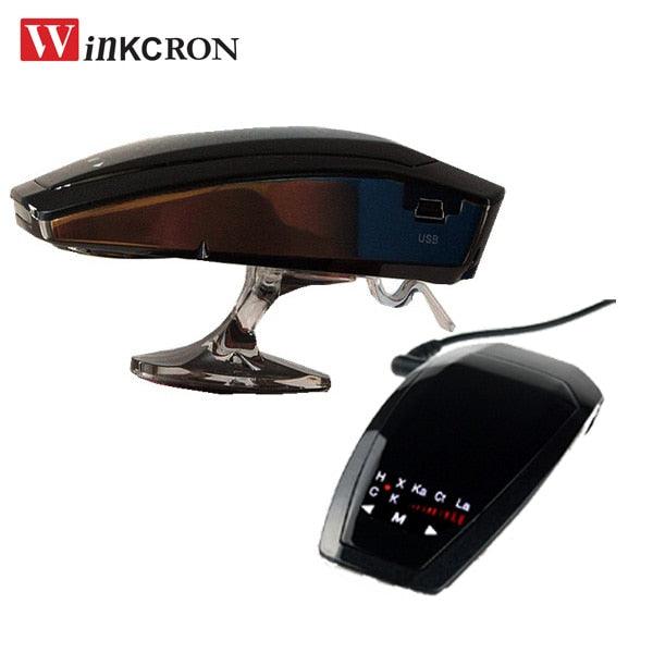 With (Russian/English) Voice Touch Panel VB-2 Radar Laser Car detector 360 Degree DC-12V Anti Radar Detector Vehicle Speed