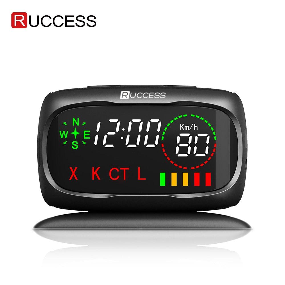 Ruccess Radar Detector with GPS Anti-Radar for Car Police Radar Detector for Russia Registrar 2 In 1 GPS Speed Camera Detector