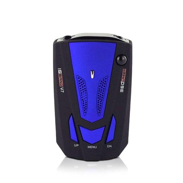 Car Radar Detector Auto 360 Degree Vehicle Speed Voice Alert Alarm Warning City/Highway Mode Car Speed Alarm System LED Display