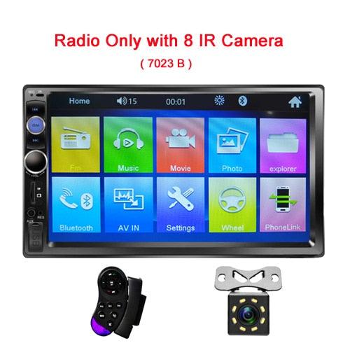 Podofo 2din Car Radio Multimedia MP5 Player 7" Universal Auto Stereo Receiver For Volkswagen Nissan Hyundai Kia Toyota LADA Ford