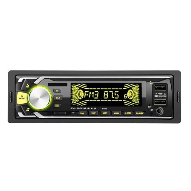 LaBo 12V Bluetooth Car Radio Player Stereo FM MP3 Audio 5V-Charger USB SD MMC AUX Auto Electronics In-Dash Autoradio 1 DIN NO CD - DRE's Electronics and Fine Jewelry