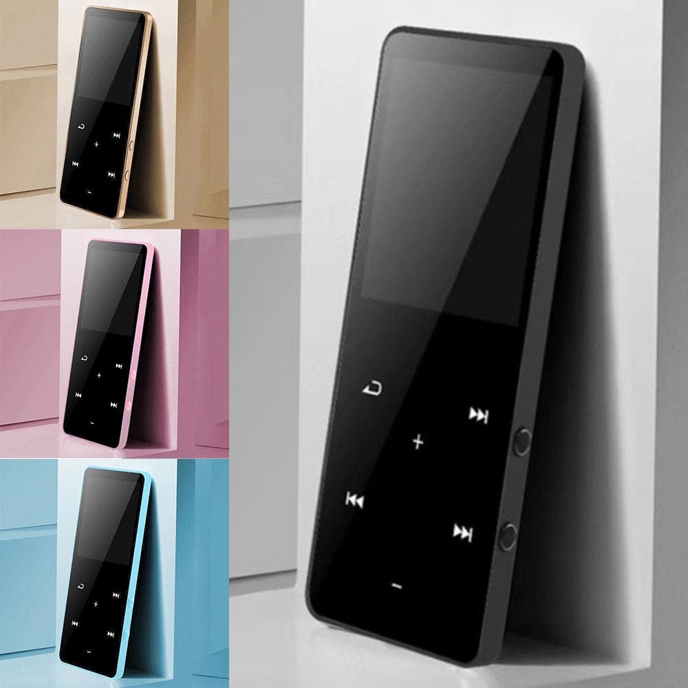 Portable Bluetooth Card Mp3 Player Student English Small Ultra-Thin Voice Recorder Mp4 Mp5 Player Touch Screen Player