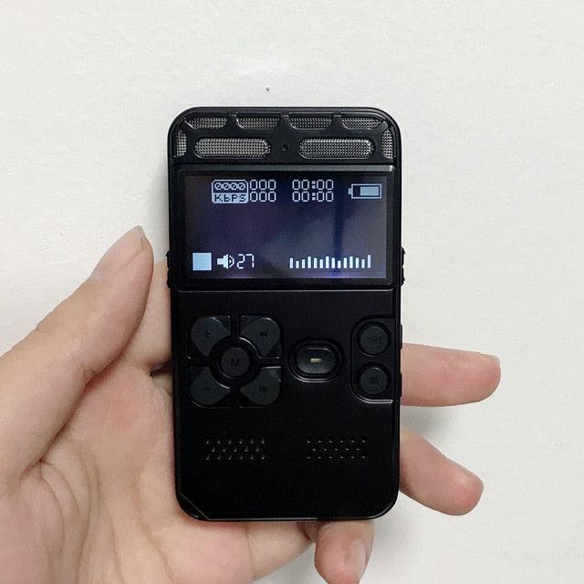 Voice Activated Digital Voice Recorder Mp3 player 32GB Music  Player  Card One-button Record Noise Reduction Dictaphone  V35