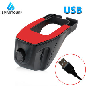 Smartour Dash Cam USB Car DVR Driving Video Recorder GPS HD 1080P Dash Camera For Android Car Accessories Car DVR Recorder