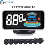 OkeyTech 8 Sensors Parking Sensor Auto Automobile Reversing Radar Parking Car Detector Parking Assistance Parking Radar Reverse - DRE's Electronics and Fine Jewelry