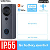 SMATRUL Tuya 1080P HD Video Doorbell Camera WiFi Wireless Smart Home Door Bell Outdoor Intercom 2 Way Audio LED Night Light USB - DRE's Electronics and Fine Jewelry