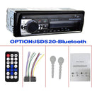 Podofo one din Car Radio Stereo FM Aux Input Receiver SD USB JSD-520 12V In-dash 1 din Car MP3 USB Multimedia Autoradio Player - DRE's Electronics and Fine Jewelry