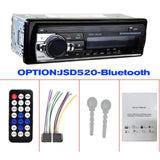 Podofo one din Car Radio Stereo FM Aux Input Receiver SD USB JSD-520 12V In-dash 1 din Car MP3 USB Multimedia Autoradio Player