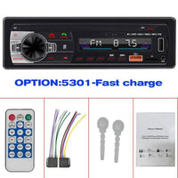 Podofo one din Car Radio Stereo FM Aux Input Receiver SD USB JSD-520 12V In-dash 1 din Car MP3 USB Multimedia Autoradio Player - DRE's Electronics and Fine Jewelry