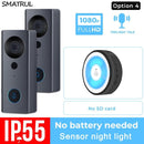 SMATRUL Tuya 1080P HD Video Doorbell Camera WiFi Wireless Smart Home Door Bell Outdoor Intercom 2 Way Audio LED Night Light USB - DRE's Electronics and Fine Jewelry