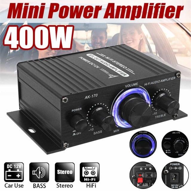 AK35 800W Home Digital Amplifiers Audio USB Auto Music  Speakers