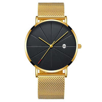 Steel Mesh Date Watch: Business Classic - DRE's Electronics and Fine Jewelry