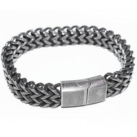 High Quality Stainless Steel Braided Bracelet Bangle Men Hip Hop Party Rock Jewelry - DRE's Electronics and Fine Jewelry