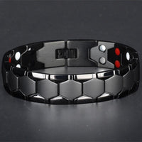 Men Braided Magnetic Bracelet Arthritis Health Energy Bracelet Male Gift Energy Therapy Magnets Bracelet for Men Wholesale - DRE's Electronics and Fine Jewelry