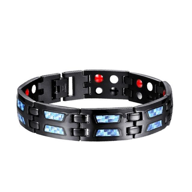 Men Braided Magnetic Bracelet Arthritis Health Energy Bracelet Male Gift Energy Therapy Magnets Bracelet for Men Wholesale - DRE's Electronics and Fine Jewelry