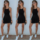 HOT Fashion Women Dress Summer Casual Sleeveless Solid Female Beach Dress Sexy Ladies Short Mini Dress Womens Clothing Sundress - DRE's Electronics and Fine Jewelry