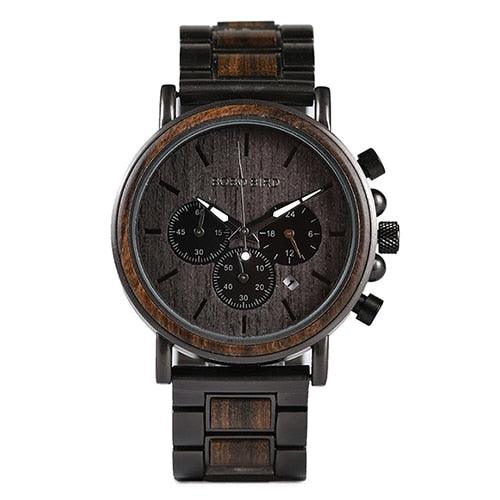 Wood Steel Chrono - DRE's Electronics and Fine Jewelry