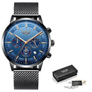 LIGE Blue Watch - DRE's Electronics and Fine Jewelry