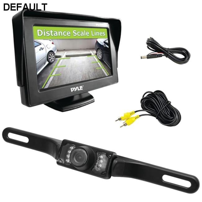 Pyle(R) PLCM46 4.3" Monitor & Backup Swivel-Angle Adjustable Camera System with Distance-Scale Lines & Parking Assist - DRE's Electronics and Fine Jewelry: Online Shopping Mall