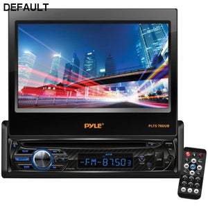 Pyle(R) PLTS78DUB 7" Single-DIN In-Dash DVD Receiver with Motorized Fold-out Touchscreen & Bluetooth(R) - DRE's Electronics and Fine Jewelry: Online Shopping Mall