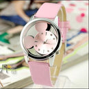 Relogio feminino  Mickey Women Watches quartz casual transparent hollow dial leather wristwatches women dress watch - DRE's Electronics and Fine Jewelry: Online Shopping Mall