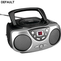 SYLVANIA(R) SRCD243M BLACK Portable CD Boom Boxes with AM/FM Radio (Black) - DRE's Electronics and Fine Jewelry